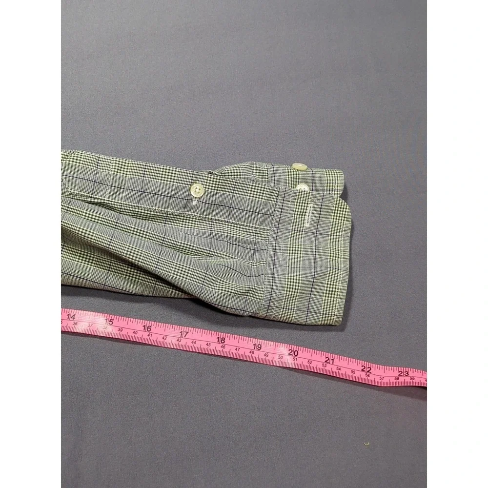 Vtg Blue Tag Polo Ralph Lauren‎ Long Sleeve Button Down Large Shirt Purple Green